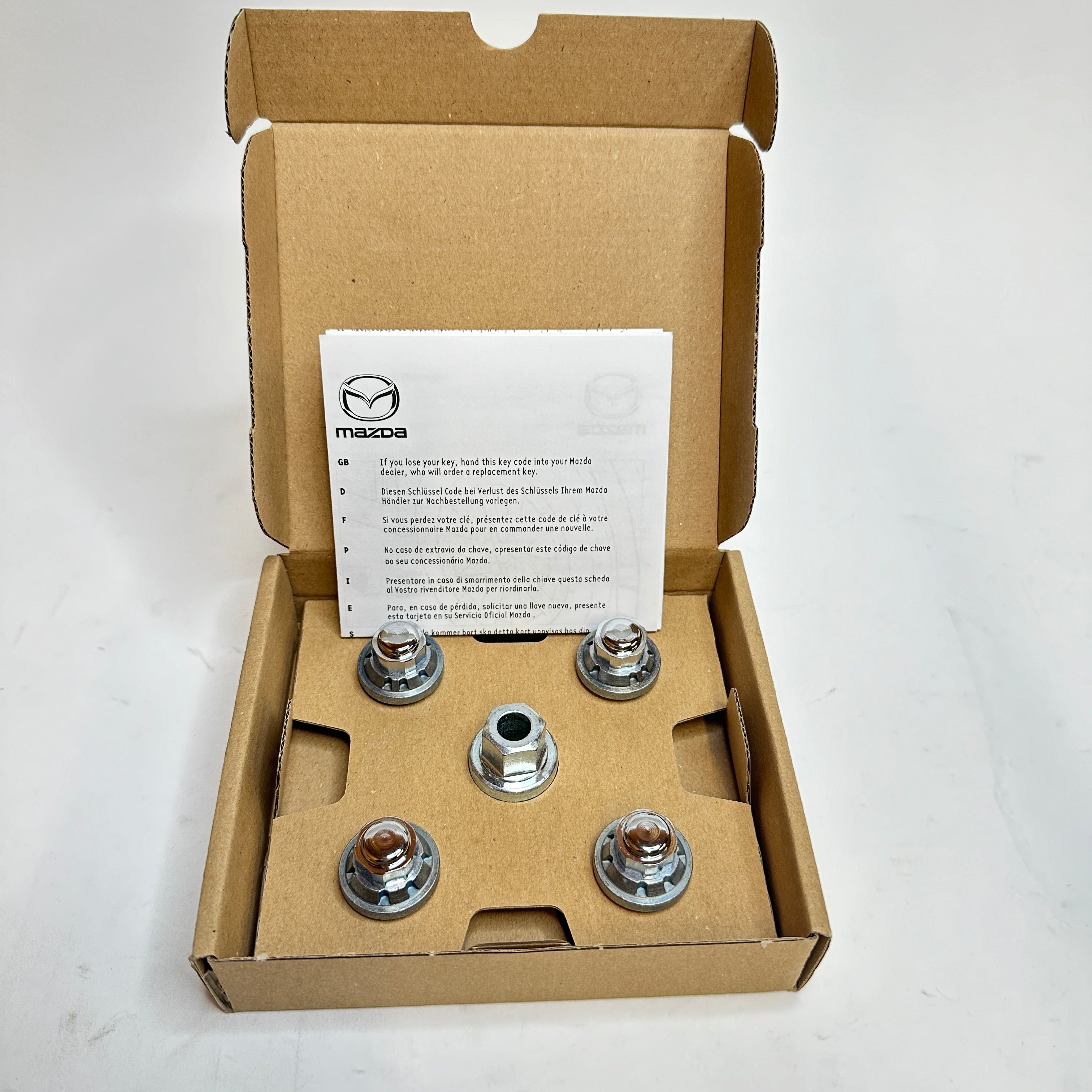 Mazda 410078918 - Wheel Lock Set – Genuine Direct